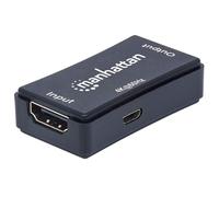 Ripetitore AV Manhattan 153963 HDMI 4K 60Hz 40 m Nero Micro-USB B