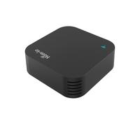 Hom-io | HOM-IR-REMOTE PRO, Ripetitore Universale Telecomandi TV, Controllo Dispositivi Intelligente WiFi, Compatibile con Alexa e Google Home, Rilevatore di Temperatura e Umidità, Colore Nero