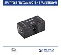 RIPETITORE DI TELECOMANDO IR CON 6 TRASMETTITORI