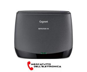 Ripetitore Gigaset 1900MHz -Aumenta la copertura dei telefoni DECT/Router Nero