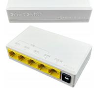 Ripetitore PoE 104JS - 1x IN 4x OUT | 57V 30W | per Telecamere IP