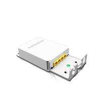 Ripetitore POE impermeabile a 4 porte Estensore POE di rete esterna 100/1000Mbps IP55 VLAN 44-57V 30W