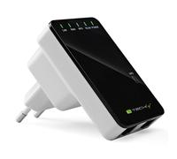 Techly Ripetitore Router Wireless 300N da Muro Repeater2