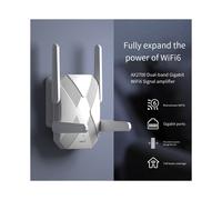 Ripetitore Wi-Fi 6 Extender Wi-Fi 2700Mbps 2G e 5GHz Ripetitore Wi-Fi con 4 Antenne da 3dBi Amplificatore di Espansione del Segnale