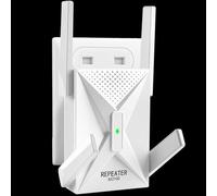 Ripetitore WiFi 2026, ripetitore WiFi 2100 Mbit/s Dual Band Ultraxtender WiFi con porta Ethernet, 5 G + 2,4 GHz, compatibile con tutti i router WiFi, dispositivi WiFi, copre fino a 8000 sq.ft 65