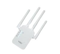 Ripetitore WiFi A Doppia Interfaccia Di Rete, Amplificatore Segnale, Router, Da 300 Mbps, Comunicazione Cellulare Copertura più ampia(White)