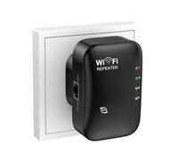 Ripetitore WiFi, Amplificatore WiFi 2.4 GHz 300 Mbps, Estensore Wi-Fi con Repertidore/Ap Modalità e Funzione WPS, Amplificatore Segnale di Rete Wi-Fi con Porta Ethernet Compatibile con tutti i
