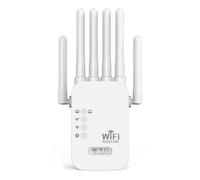 Ripetitore WiFi Esterno 1Per 200M con 6 Antenne Alto Guadagno per Copertura Este