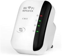 Ripetitore WiFi Potente per Casa,Amplificatore WiF Potente con 3 Modalità & WPS,WiFi Extender Compatibile con Modem Router WiFi,300Mbps 2.4GHz,WR03-WH-JL01