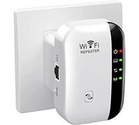 Ripetitore WiFi Potente per Casa Amplificatore WiFi 2023 Più Recente WLAN Ripetitore WiFi Extender 300Mbit/s 2.4GHz, Porta LAN, Supporta Modalità Ripetitore/Router/AP