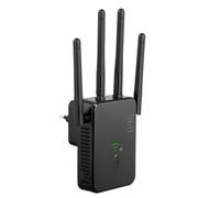 Ripetitore Wifi Potente Per Casa, Amplificatore WiFi Potente Extender WiFi 1200Mbps 5GHz & 2.4GHz Dual Band con Porta WAN, Porta LAN, Compatibile con Modem Router