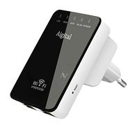 Ripetitore WiFi Wireless 300Mbps, Mini Amplificatore Wi-Fi Compatto, Extender e Access Point, Porte LAN, 2 Antenne, Pulsante WPS, Segnale Casa Compatibile Con Modem Fibra e Adsl