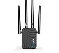 Ripetitore WiFi Wireless,Amplificatore Segnale Wi-Fi Range Extender 1200 Mbit/s 5,8 GHz & 300 Mbps,2,4 GHz WiFi Repeater Portatile,WiFi Range Extender,ripetitore/modalità Access Point compatibile