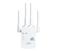 Ripetitore wireless, Wifi Extender, 1,2 Gbps Home Signal Booster, Router a 4 port network con porta Ethernet Gigabit, doppia banda 5GHz/2,4 GHz per casa