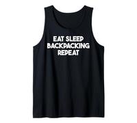 Ripetizione dello Zaino in Spalla Eat Sleep - Funny Travel Canotta