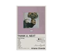 RIPEX Ariana Singer Grande Thank U, Next Music Poster su tela, decorazione artistica da parete, per soggiorno, camera da letto, decorazione senza cornice, 30 x 45 cm