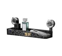 Ripiani da bagno a ventosa, grande capacità, organizer da bagno, senza trapano, , stabile cestino per organizzare la casa, tazze, sapone, asciugamani, balsamo, shampoo