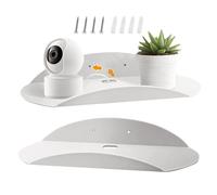 Ripiani Da Parete In Acrilico,2 Pezzi Supporto Per Vasi Da Parete | Scaffale Galleggiante Per Artigianato Da Esposizione | Per Camera Dei Bambini Cucina Doccia Soggiorno Finestra Piante Foto Opere d'A