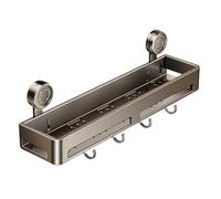 Ripiani di aspirazione del bagno, supporto da parete per aspirazione bagno | portasciugamani con ganci, organizer per accessori da bagno a parete per appartamenti