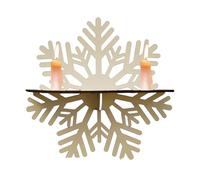 Ripiani Galleggianti Da Parete | Ripiano A Di Neve In Legno Per Parete,Mensola Decorativa Traforata - per Soggiorno Cucina Camera dei Bambini Bagno Dormitorio Garage Lavanderia Armadio