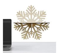 Ripiani Galleggianti in Legno,Ripiano in Legno Decorativo a di Neve,Mensola Decorativa Traforata | per Soggiorno Cucina Camera dei Bambini Bagno Dormitorio Garage Lavanderia Armadio