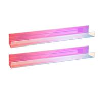 Ripiani magnetici per aula - Organizer da cucina magnetico per lavagna bianca - 2 pezzi acrilici per conservare in aula senza punzonatura, frigorifero, librerie riutilizzabili