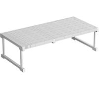 Ripiani per Armadio Interno Estensibili Regolabili - Mensola Estensibile per Armadio Salvaspazio Senza Fori - Scaffale Multifunzionale per Cucina, Camera da Letto (Telescopic Bracket,67-88 * 42 * 22)