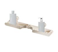 Ripiani per doccia, organizer pieghevole con, porta oggetti per bagno e doccia, per shampoo, sapone, spazzolino da denti, dentifricio, vasca da bagno, servizi igienici, hotel