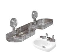 Ripiano A | Cestello Multiuso per Scarico Lavello - Accessorio Riutilizzabile Antiruggine Portasapone per Cucina Bagno Casa
