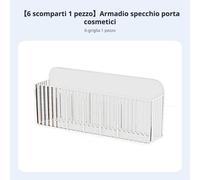 Ripiano a Scomparti per ArmaD & Ietto D & Ivisori Interni Organizzatore a più
