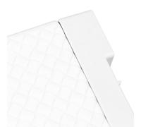 Ripiano con Asta di Tensione Divisorio Regolabile per Armadio Larghezza 24 Cm Scaffale per Armadio con Tubo in Acciaio PP Capacità 20 Kg (Lunghezza 75-120 cm/29,5-47,2 pollici)