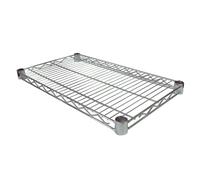 Ripiano Cromato 20x60xh3 cm completi di 4 Guancette di fissaggio Archimede system cromo