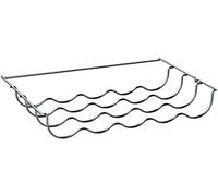 Ripiano cromato portabottiglie (45,8 x 29,1 x 6,9 cm) per frigoriferi Siemens