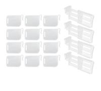 Ripiano divisorio for frigorifero, divisorio in plastica retrattile, stecca portaoggetti for la casa, portabottiglie for frigorifero da cucina (Size : Set 3-16Pcs)