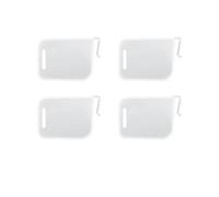 Ripiano divisorio for frigorifero, divisorio in plastica retrattile, stecca portaoggetti for la casa, portabottiglie for frigorifero da cucina (Size : Type1-4Pcs)