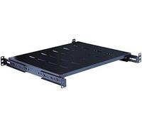 Ripiano fisso rack server 1U 48,3 cm 4 post rack Mount regolabile 35,6 - 52,1 cm