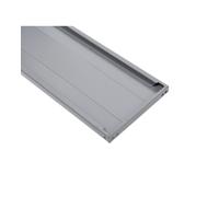 RIPIANO IN METALLO PER SCAFFALI DA 100X30 CM - GRIGIO.