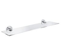 Ripiano in vetro GROHE Start QuickFix con supporti cromati (metallo e vetro, fis