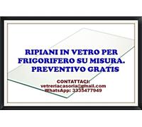 RIPIANO IN VETRO STAMPATO C 47,2 cm x 20,3 cm spessore 4mm