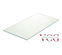 RIPIANO IN VETRO per FRIGORIFERO 49,2 cm x 35 cm spessore 4mm trasparente