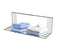 Ripiano magnetico pieghevole: mensola per lavatrice e frigorifero, strumento retrattile, accessorio utilitario portatile per interni, design compatto per la casa | Guida alla conservazione