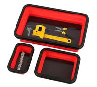 Ripiano magnetico pieghevole - Ripiano magnetico per bulloni, 3 diverse misure in silicone | Ripiano pieghevole per bulloni, viti, rondelle per il fissaggio