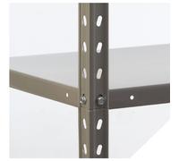 Ripiano Metallico Piano Bullone 80X60R Martellato 2 Pezzi - Anemos Spa