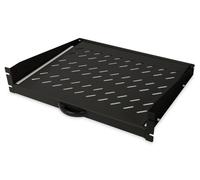 RIPIANO PER ARMADI RACK ESTRAIBILE 2U 367MM PER MONTANTI FRONTALI DIGITUS NERO