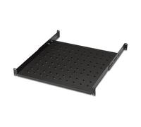 RIPIANO LINK UNIVERSALE PER ARMADIO RACK 19" 1 UNITA' NERO 450MM.4 ATTACCHI (FRO