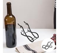 Ripiano Per Bottiglie in Metallo Display Vino Porta Bottiglia Ferro