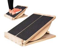 Ripiano per calafataggio - obliquo in legno, superficie antiscivolo, design angolare regolabile, costruzione durevole | Strumento per esercizi per allungare la caviglia e le gambe della