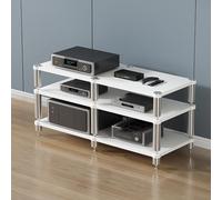 Ripiano per giochi, supporto multimediale, rack audio, rack di archiviazione multimediale portatile, torre rack audio perfetta, ripiano per proiettore, supporto multimediale AV di design, perfetto p