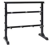 Ripiano per Manubri Nero 99 x 45 x 95,5 cm