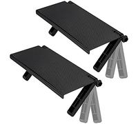 Ripiano per schermo superiore per TV 2PCS, TIE-DailyNec Supporto per schermo a parete, supporto per monitor per computer desktop da 32,5cm Supporto per piattaforma solida